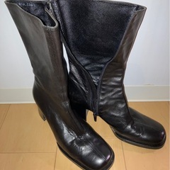 本皮ブーツの画像