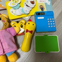 こどもちゃれんじ　しまじろう　はなちゃん　タッチペン　本　レジ　レストランの画像