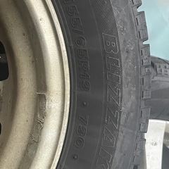 軽自動車用冬タイヤ　スタッドレス　ブリザックVRX 155/65R13の画像