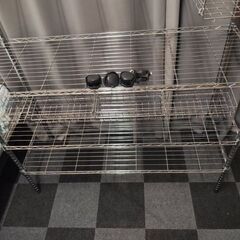 ドウシシャ　ルミナス互換　メタルラック　幅120cm 5段　おまけ複数　引き取り限定の画像