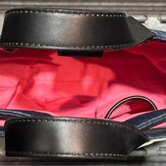 DIESEL デニムパッチワークトートバッグの画像