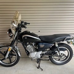 YAMAHA YB125SP セル始動 BLACK SR400 レトロ ヴィンテージの画像