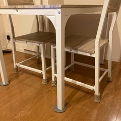 ニトリ　木目調ダイニングセットの画像