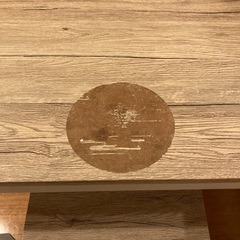 ニトリ　木目調ダイニングセットの画像