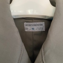 ドイツ軍 実物コート HEERESEIGENTUM 春秋用 ミリタリーの画像