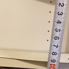 カラーボックス　白　扇形の画像