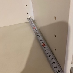 カラーボックス　白　扇形の画像