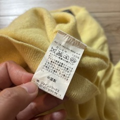 クリーニング済み　シンプリシテェ　カーディガン　カシミア100% ニットの画像