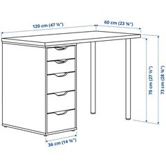 IKEAテーブル ロッカーセットの画像
