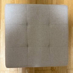 布製スツール　椅子　収納の画像