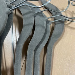 クリップ付きハンガー7本の画像