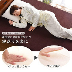 厚さ10cm  高反発マットレス　メッシュ素材の画像