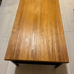 木目調　LOWYAローテーブルの画像