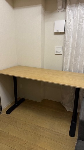 イケア廃盤】ベカント テーブル ミーティングテーブル 140×60cm 手動で