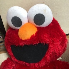 セサミストリート　淀川区です！エルモ　ぬいぐるみ大の画像