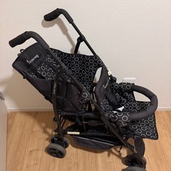 二人乗りベビーカーの画像