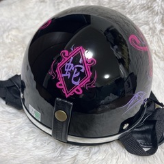 【新品未使用】 OGKカブト×ワンピース ハンコック ハーフヘルメット 2wayの画像