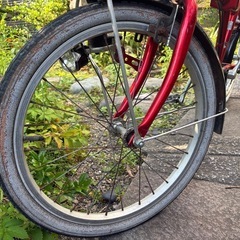 折りたたみ自転車の画像