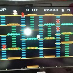 ファミコンソフト　動作確認済み　バーガータイム　アドベンチャーゲームの画像