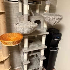 キャットタワー　グレー　1個の画像