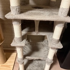 キャットタワー　グレー　1個の画像