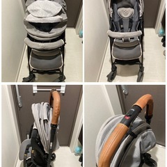 Pigeon AB型ベビーカー とベビーカー関連用品セットの画像