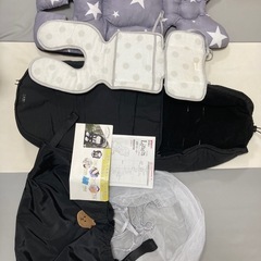 Pigeon AB型ベビーカー とベビーカー関連用品セットの画像