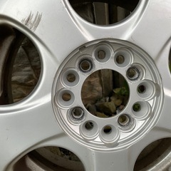 アルミホイール4本 マルチPCD100,110,114.3 165/70R14タイヤ溝なしの画像