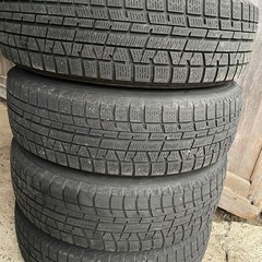 アルミホイール4本 マルチPCD100,110,114.3 165/70R14タイヤ溝なしの画像