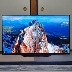 【極美品】SONY ソニー BRAVIA ブラビア 4K 有機ELテレビ KJ-48A9S 2021年 48インチ 48V型 AndroidTV 4K内蔵の画像
