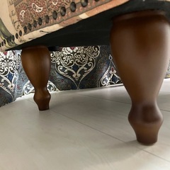 美品!!/アンティーク調オットマンの画像