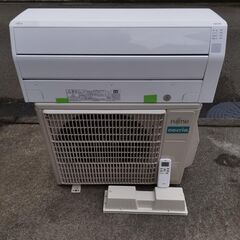 【極美品】Fujitsu nocria 富士通ゼネラル AS-C223N 6畳 2.2kW 2023年 ルームエアコン ノクリア Cシリーズ 音声お知らせ機能の画像
