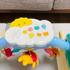 プーさんメリー、その他ベビー玩具4点セットの画像