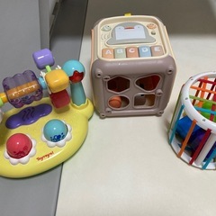 プーさんメリー、その他ベビー玩具4点セットの画像