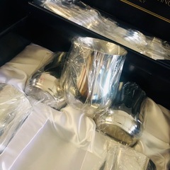 silvio valentino   ステンレススチールグラスセットの画像