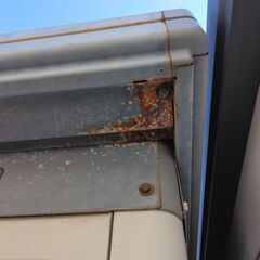 物置　ヨド物置　YODOKO 　中古　錆び有り　正面幅221センチの画像