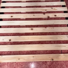 GYP1109 ニトリ　丸めてしまえるヒノキすのこベッドの画像