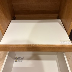 【11/23まで！】ニトリ食器棚 レンジボード エトナ60RB MBRの画像