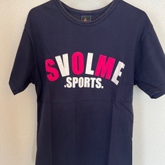 スボルメTシャツMサイズ紺色サッカーフットサルTシャツの画像