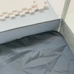 ベビーサークル 150×150 グレー メッシュの画像