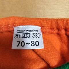 ハロウィン　かぼちゃ　コスチューム　70-80の画像