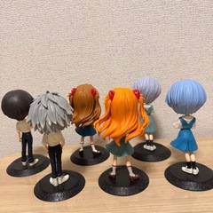 エヴァンゲリオン Q posket  フィギュア 6体 の画像