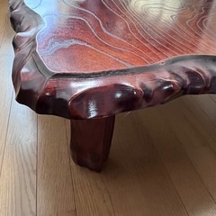 昭和　レトロ　合板　ローテブルの画像