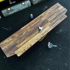 ハスラー ラゲッジボード 車中泊 テーブルにの画像