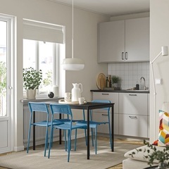 IKEA イケア チェアブルー　SANDSBERG サンドスベリの画像