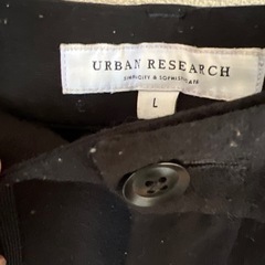 アーバンリサーチＬサイズ黒ズボンの画像