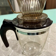  ☕美品！コーヒードリッパー＆ガラスサーバーセット🍂おうちカフェでほっと一息✨ ✨朝の一杯やティータイムに最適💖気持ちよく使える美品ですの画像