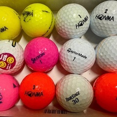 💥超お得！新品12球＋中古35球セット⛳練習用にもピッタリ🏌️‍♂️🏌️‍♀️2000円💥の画像