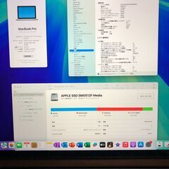 MacBook Pro Retina 15インチ・高性能クアッドコアCi7／大容量メモリー16GB搭載／大容量SSD-512GB搭載／Office2019／MacOS（Sequoia）とWindows11デュアルブート設定済にて都度選択起動OK・バッテリー使用可の画像