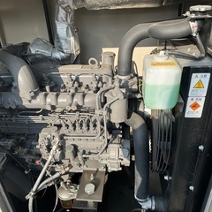  使用頻度極少　防災　発電機 YANMAR ヤンマー AP115C 防災用自家発電設備 エンジン式発電機 防音型 エンジン式発電機　動作確認済 
の画像